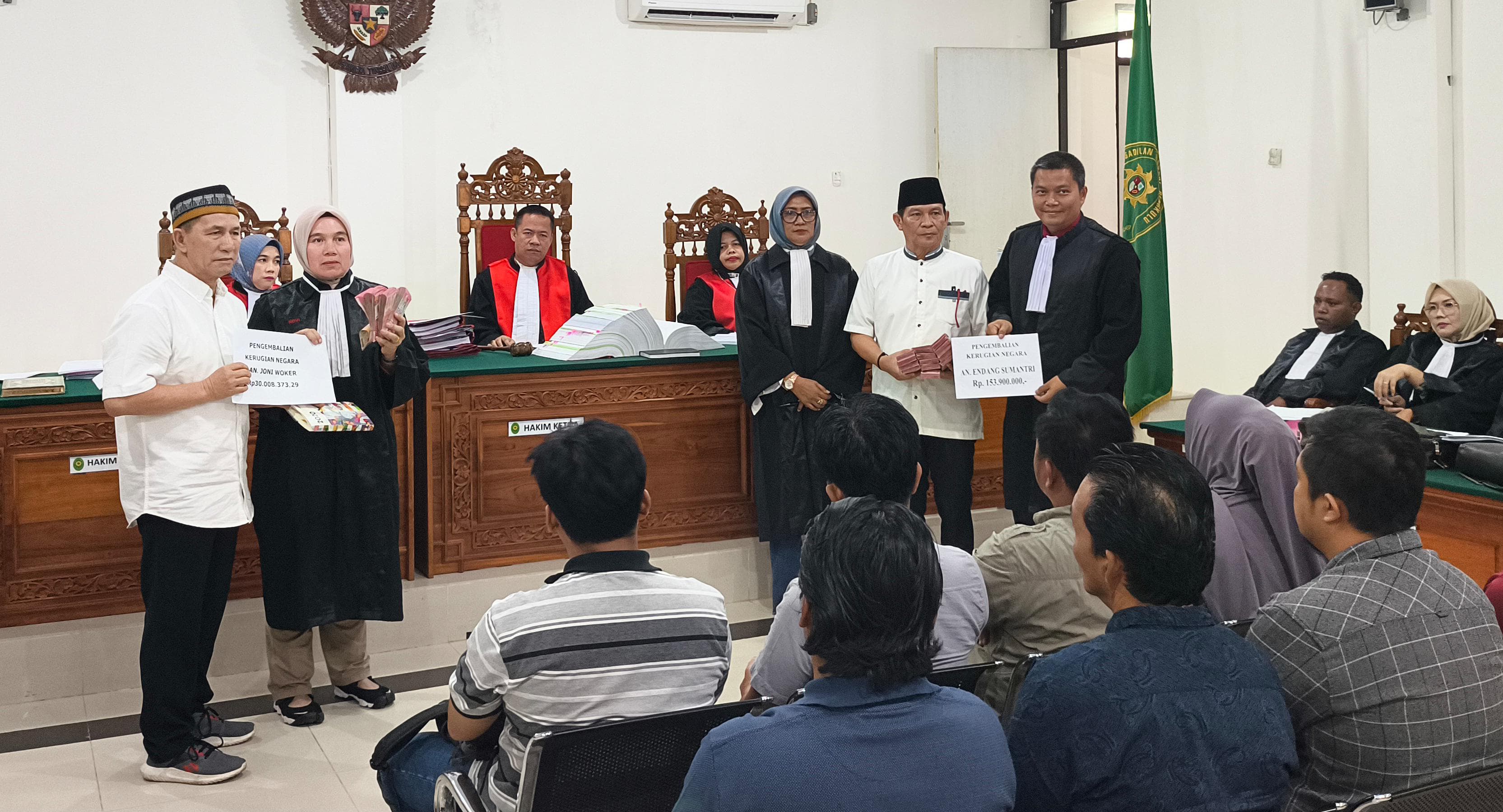 Terseret Kasus Korupsi, Mantan Kepala Dinas dan Kontraktor Kembalikan Kerugian Negara Rp 183 Juta