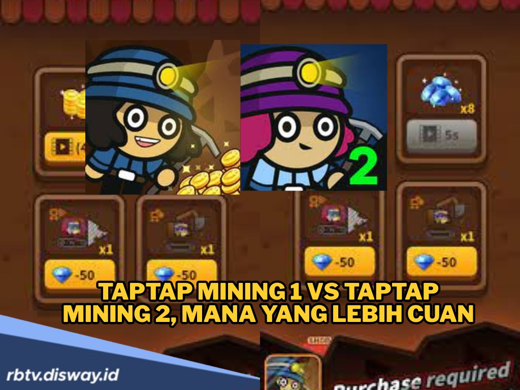 Gokil! TapTap Mining 1 vs TapTap Mining 2, Mana yang Lebih Cuan?