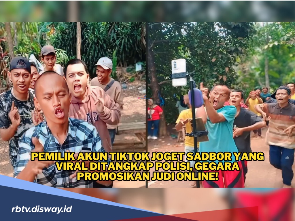 Pemilik Akun TikTok Joget Sadbor Ditangkap Polisi, Diduga Promosikan Judi Online!