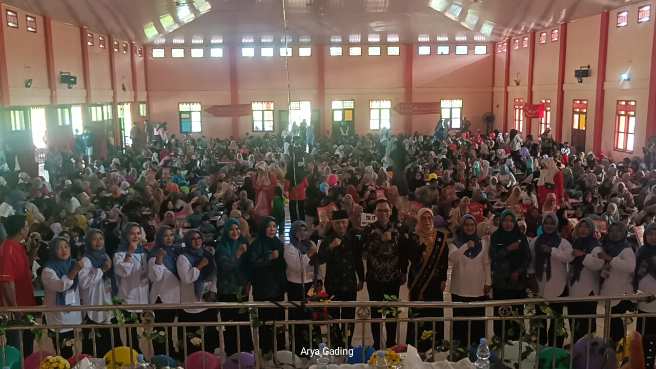 Hari Anak Nasional ke 41 Tahun, 565 Anak PAUD Seluma Meriahkan Festival Mewarnai 