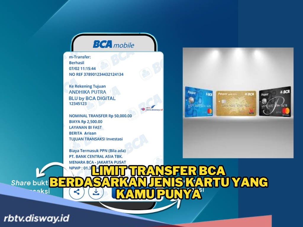 Sebelum Transaksi, Cek Dulu Limit Transfer BCA Berdasarkan Jenis Kartu
