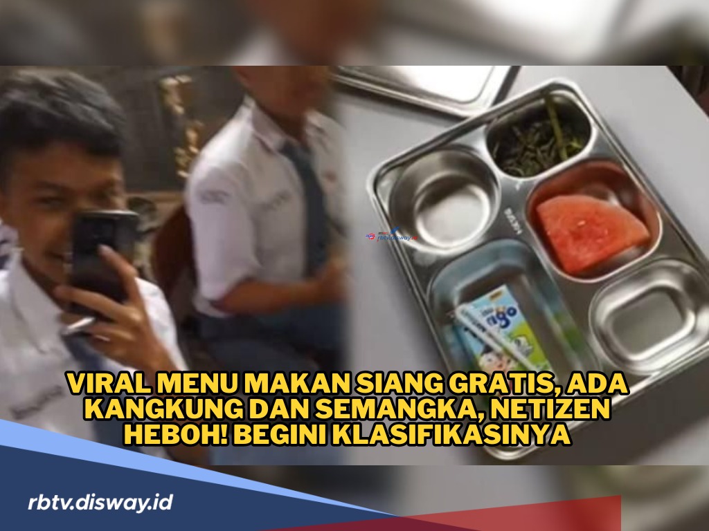 Heboh, Menu Makan Siang Gratis Tak Sesuai Ekspetasi, Pihak Sekolah Beri Klarifikasi