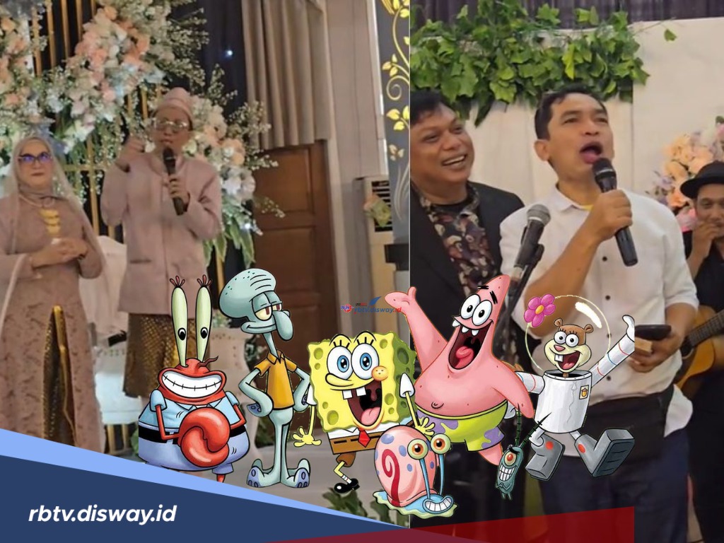 Viral dan Menghibur! Anak Pengisi Suara Squidward Menikah, Tamu Serasa Kondangan di Bikini Bottom