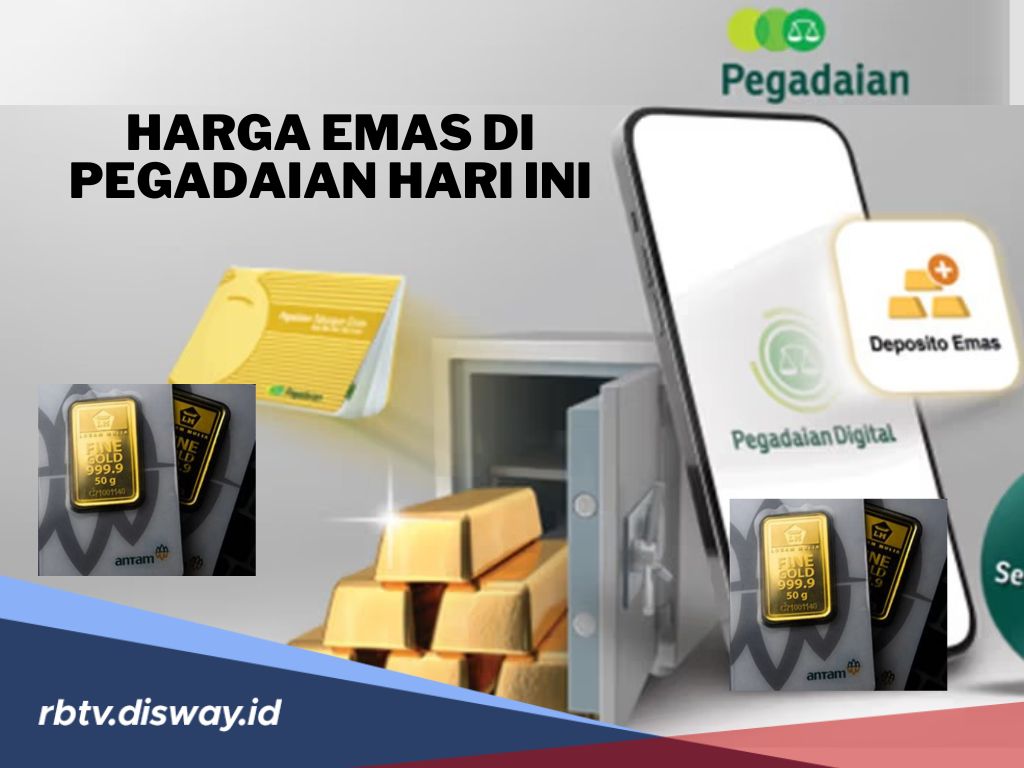 Harga Emas Pegadaian Hari Ini Turun Tajam! Cek Daftar Lengkapnya di Sini