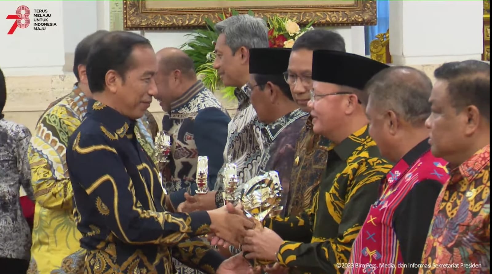 Terbaik Dalam Pengendalian Inflasi, Gubernur Bengkulu Dapat Penghargaan dari Presiden RI