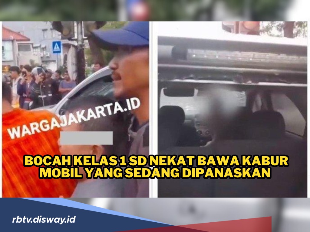 Bawa Kabur Mobil, Bocah Kelas 1 SD Tabrak Sejumlah Kendaraan, Begini Kronologinya