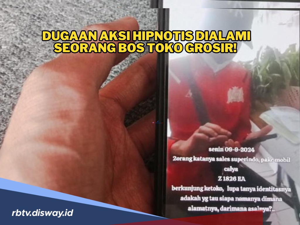 Heboh Dugaan Aksi Hipnotis Seorang Bos Toko Grosir! Nyamar Jadi Tukang Sales, Uang Rp 4,8 Juta Dibawa Kabur 