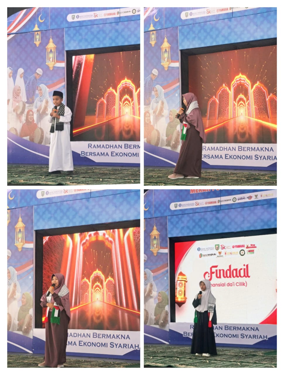 10 Peserta FINDANCIL Adu Kemampuan di Lomba Kampung Ramadhan Syariah Merah Putih 