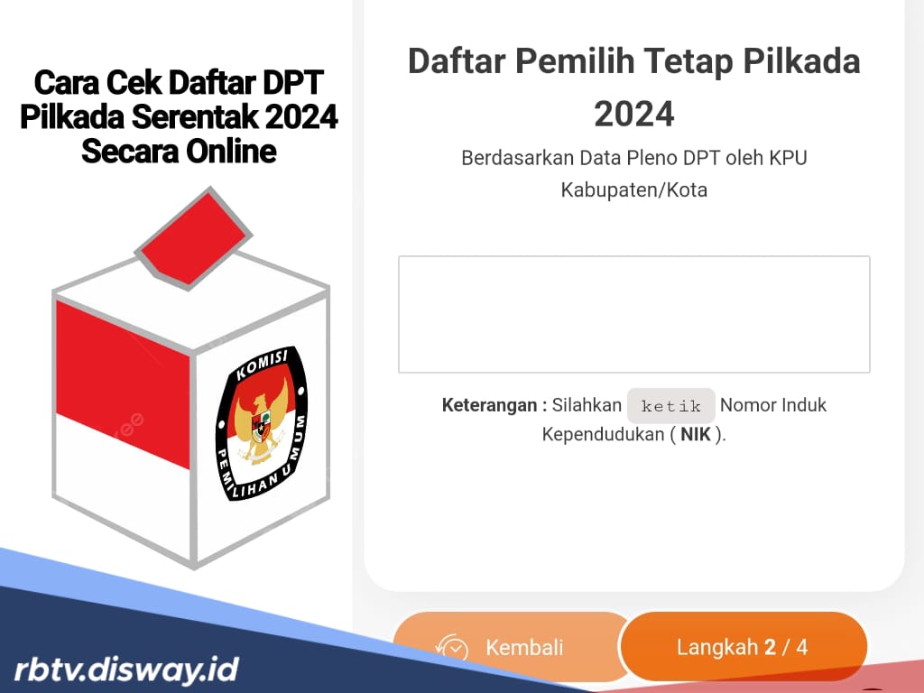 Pastikan Sudah Terdaftar! Begini Cara Cek Daftar Pemilih Tetap Pilkada 2024 Secara Online dan Offline