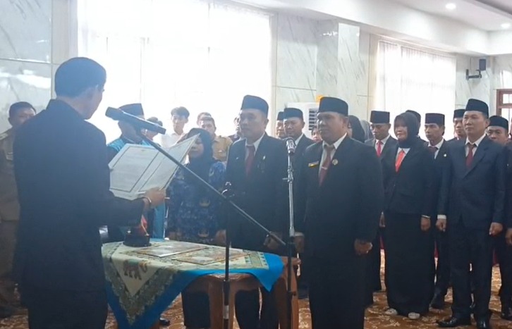 Daftar Nama Lengkap dan Jabatan 21 Pejabat yang Dilantik Bupati Kaur Gusril Pausi