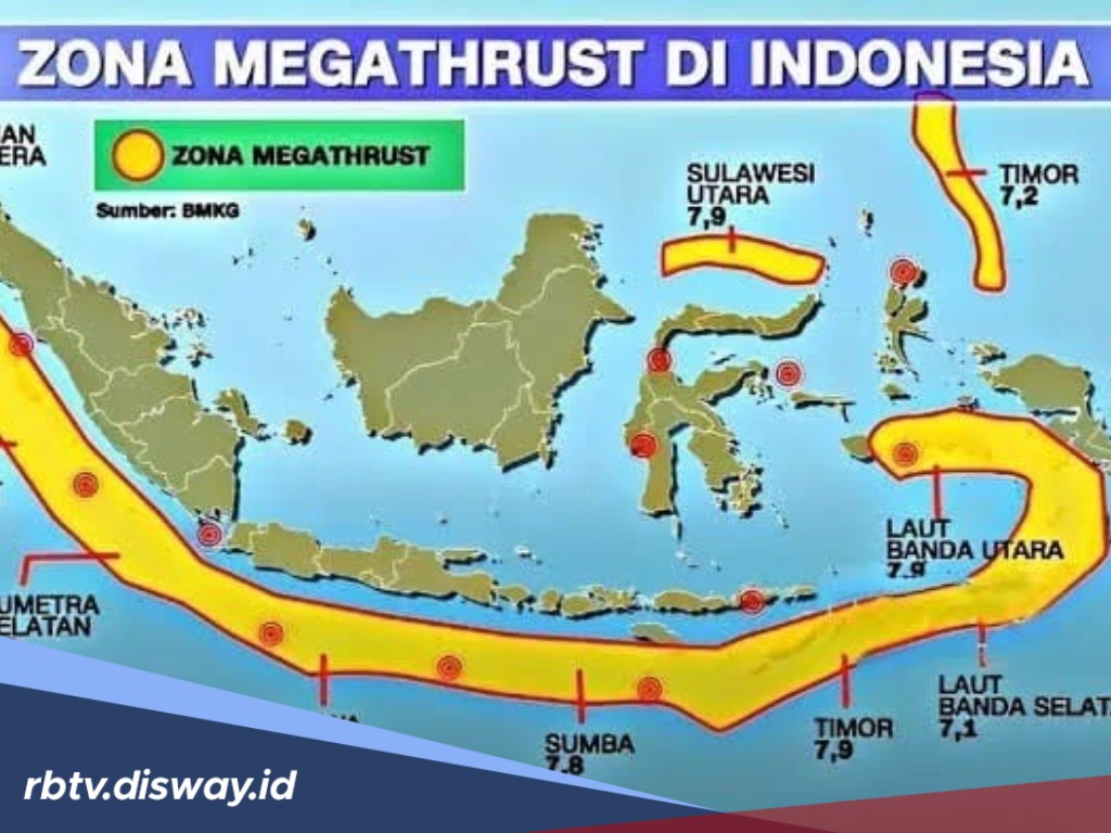 Daftar 14 Wilayah Zona Merah Megathrust, Profesor Jepang Beri Peringatan