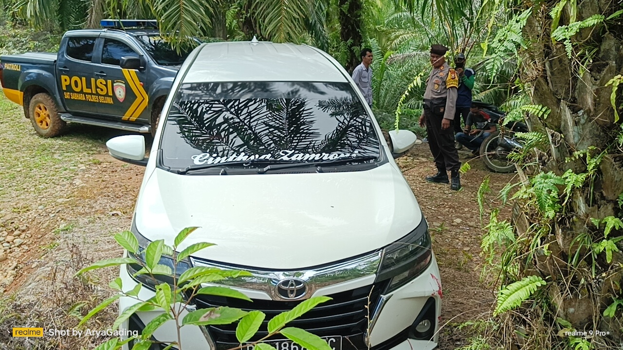 Sempat Kabur, Mobil Terduga Kawanan Pelaku Narkoba Ditemukan di Kebun Sawit 