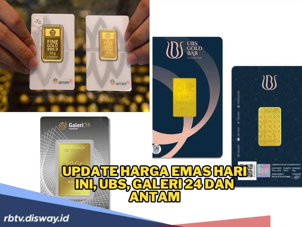 Kompak Merosot! Cek Update Harga Emas Hari Ini 27 Mei 2025 Antam, UBS dan Galeri 24 