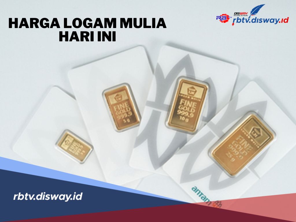 Daftar Harga Logam Mulia Hari Ini, Antam Turun Segini