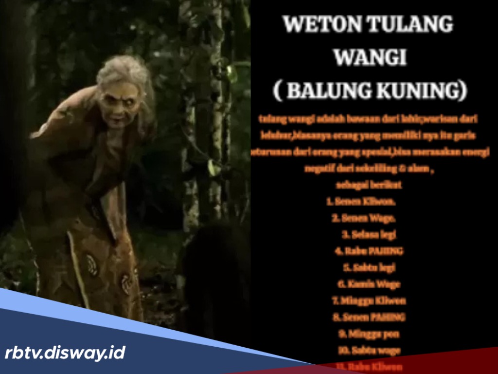 11 Weton Ini Disukai Makhluk Gaib, Benarkah Punya Tulang Wangi?