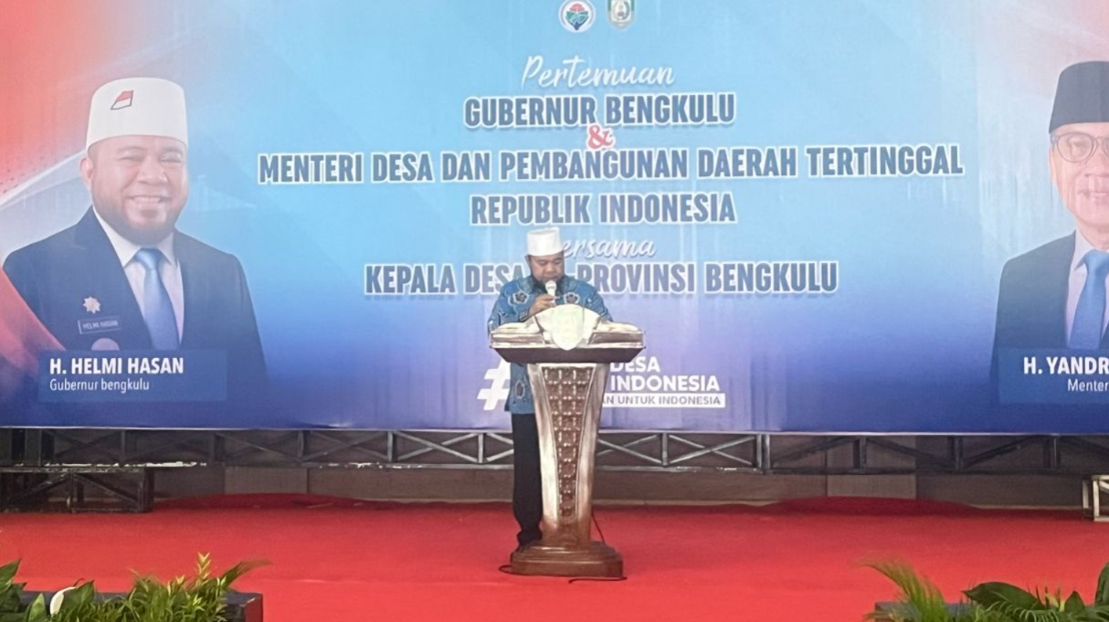 Pembangunan Mulai dari Desa, Gubernur Bengkulu Helmi Hasan Targetkan Pertumbuhan Ekonomi 8%