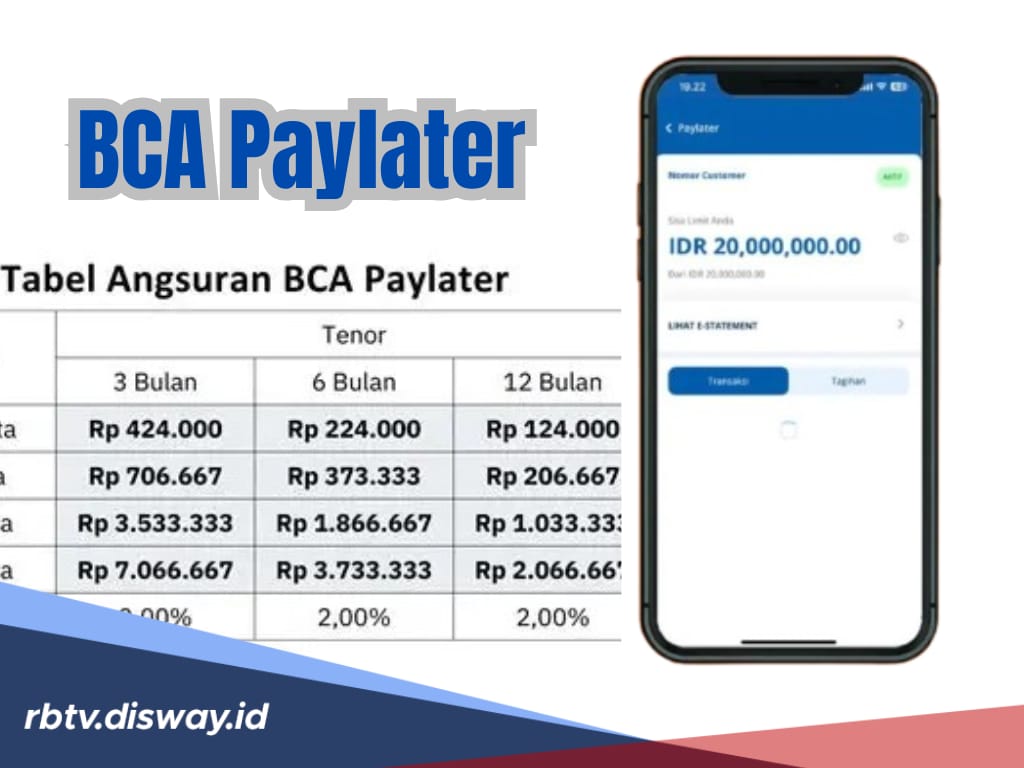 Simulasi Angsuran BCA Paylater, Begini Cara Registrasinya