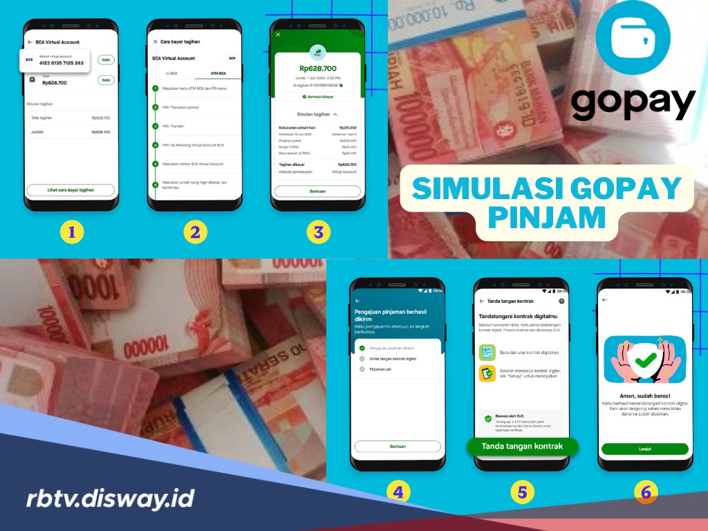 Simulasi Angsuran GoPay Pinjam, Limit Pinjaman Rp25 Juta Tenor 12 Bulan