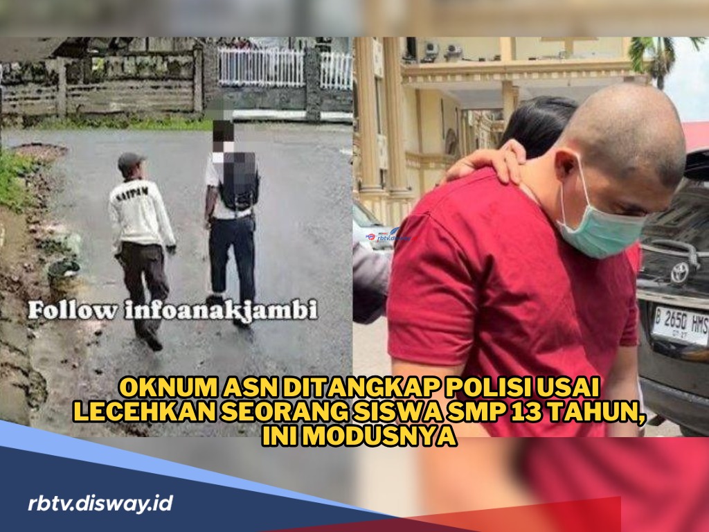 Polisi Tangkap Oknum ASN Pelaku Pelecehan Pelajar SMP, Ini Modusnya