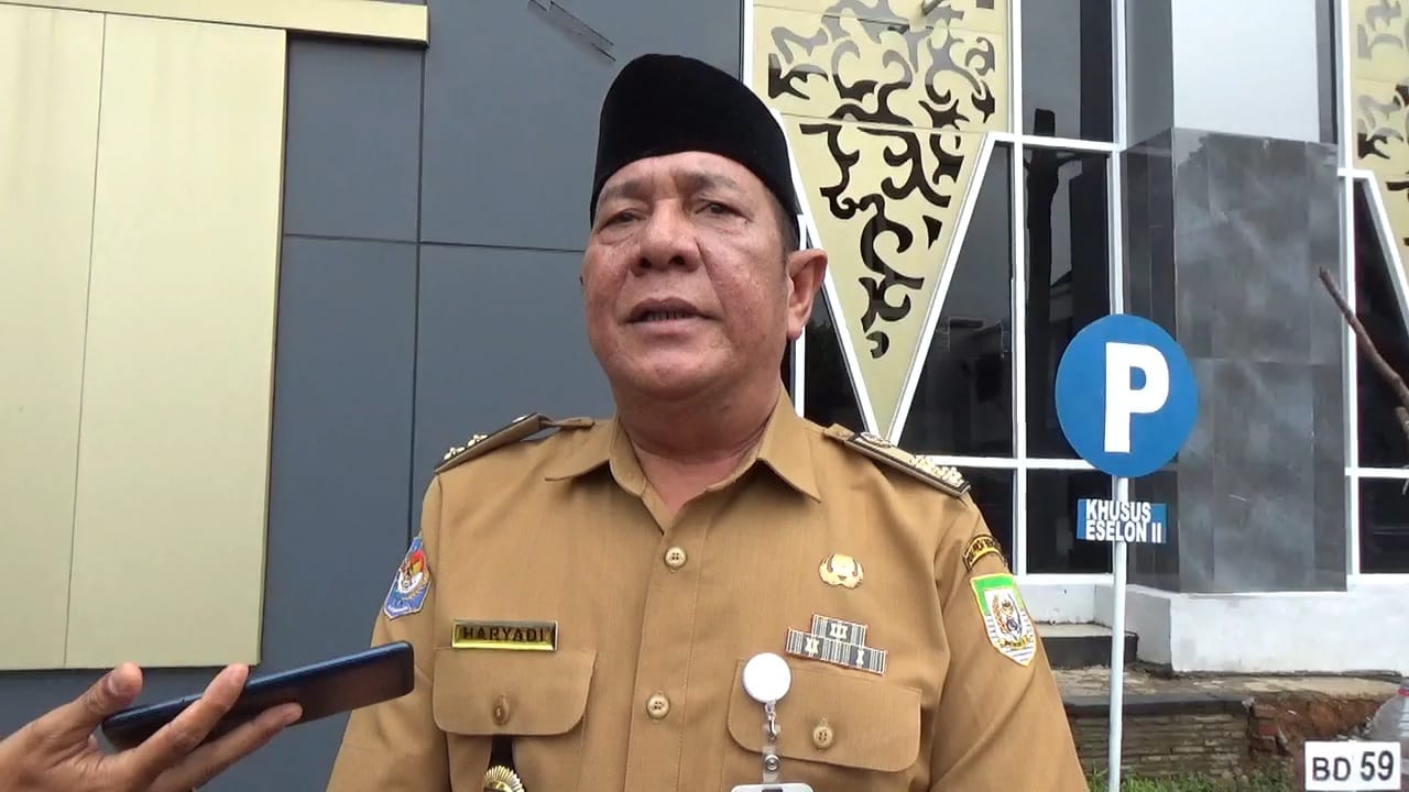 Sore ini, Plh Sekda Provinsi Bengkulu Haryadi Bakal Dilantik