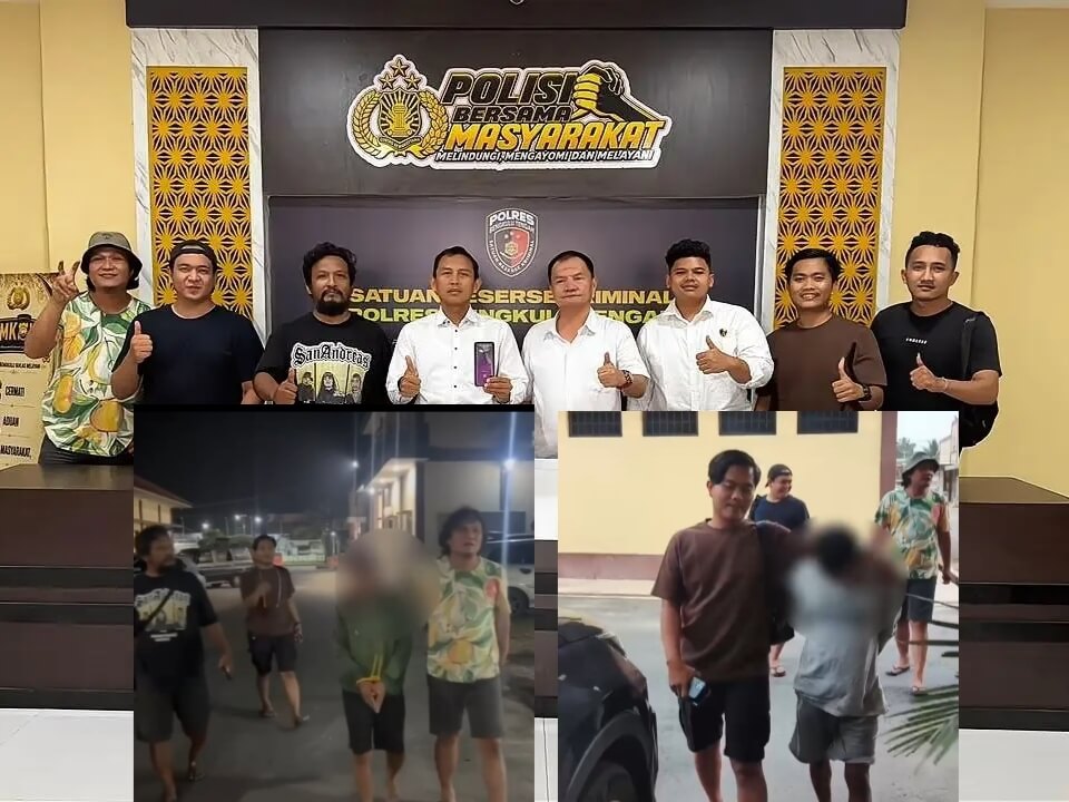 Dua Residivis Diringkus Tim URC Resmob Macan Gunung Bungkuk Polres Bengkulu Tengah 