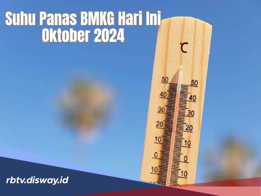 Suhu Panas BMKG Hari Ini 23 Oktober 2024, Ada yang Tembus 34 Derajat Celcius