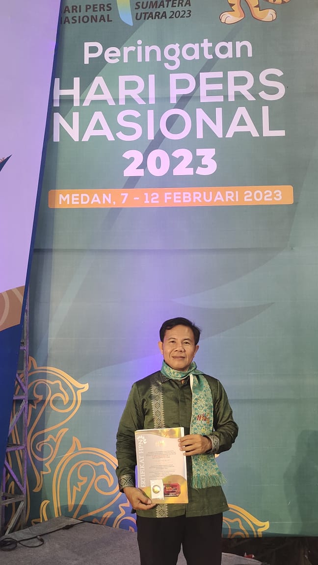 HPN di Sumatera Utara, Zacky Antoni Dianugerahi Press Card Number One