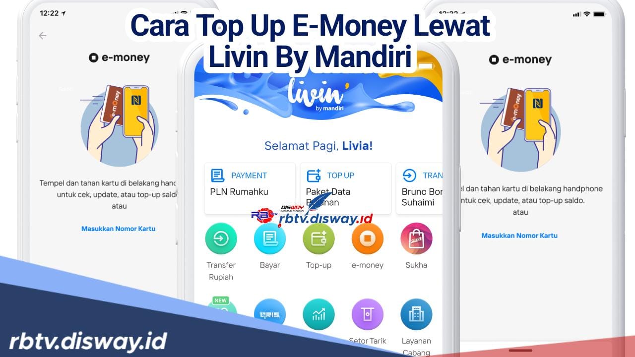 Serba Digital, Nikmati Kemudahan Dan Keamanan Dengan E-Money, Begini Cara Top Up E-Money Di Livin Mandiri