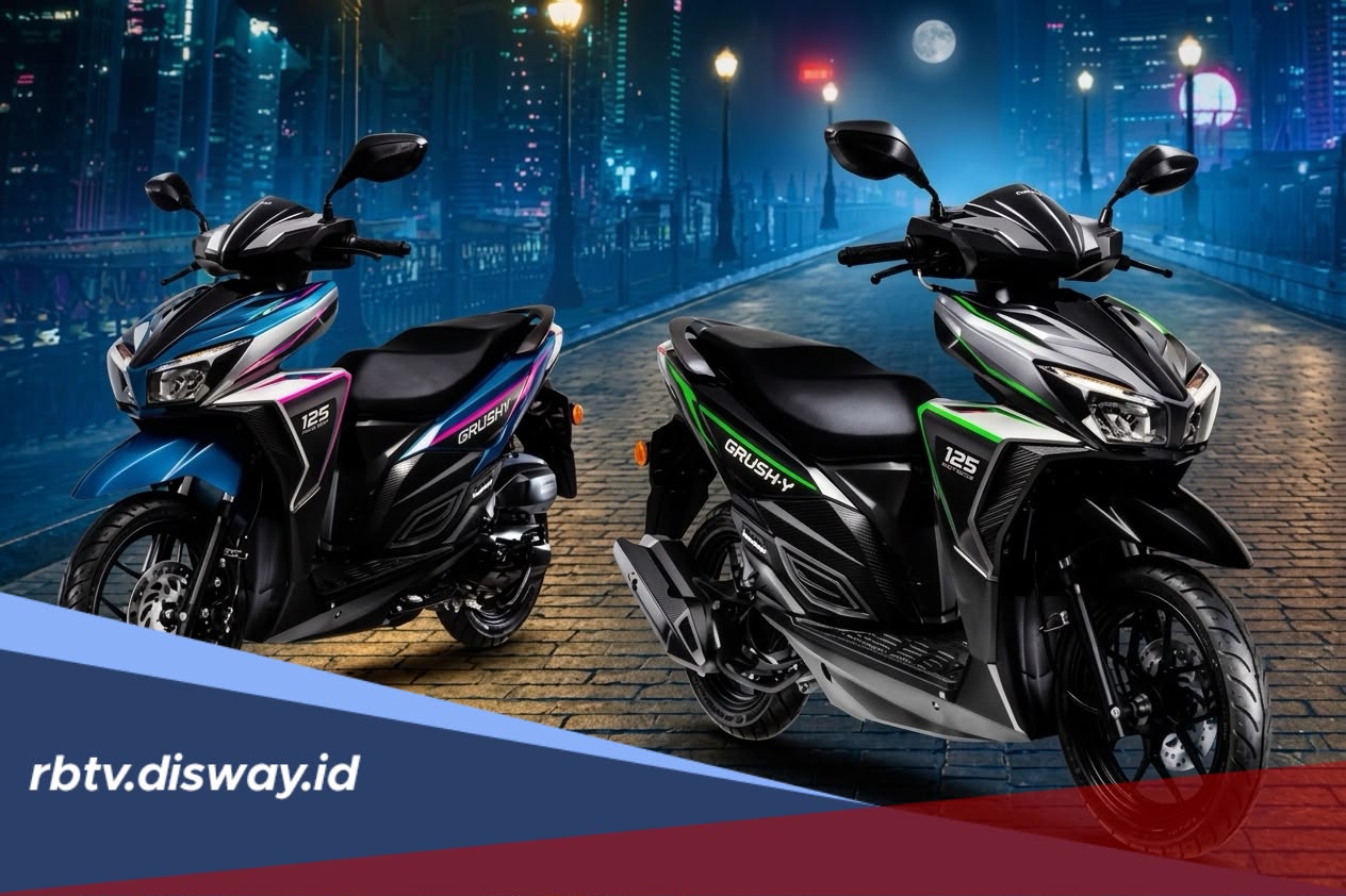 Kawasaki Brusky 125, Skutik Baru Kawasaki dengan Gaya Sporty dan Harga Menarik