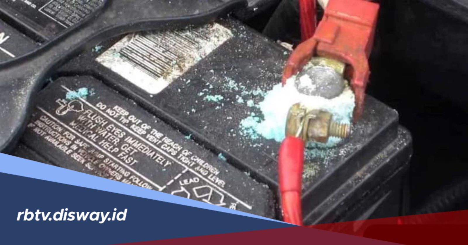 Cara Mudah Menghilangkan Jamur atau Kerak Putih di Kepala Aki Mobil 