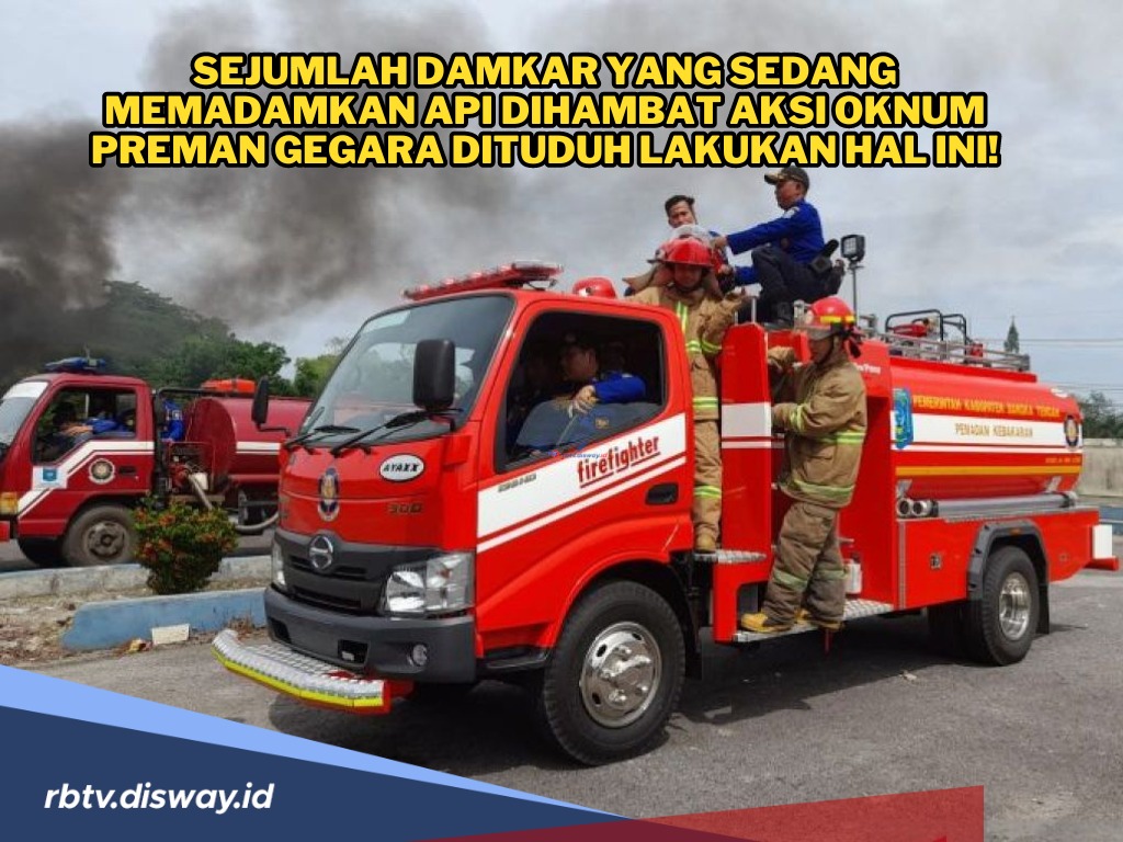 Kondisi Lagi Genting, Para Preman Ini Malah Hadang Petugas Damkar yang Menuju Lokasi Kebakaran