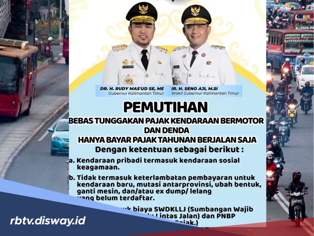 Gubernur Berlomba Ringankan Beban Pajak Kendaraan, Ini Batas Waktu untuk Provinsi Kaltim dan Sulteng