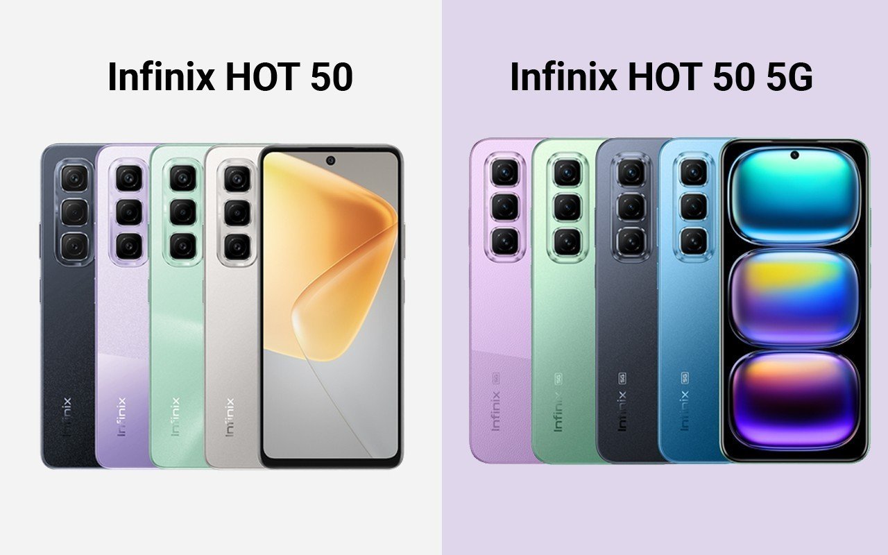 Infinix Hot 50 vs Infinix Hot 50 5G, Bingung Pilih yang Mana? Ini Perbandingannya   