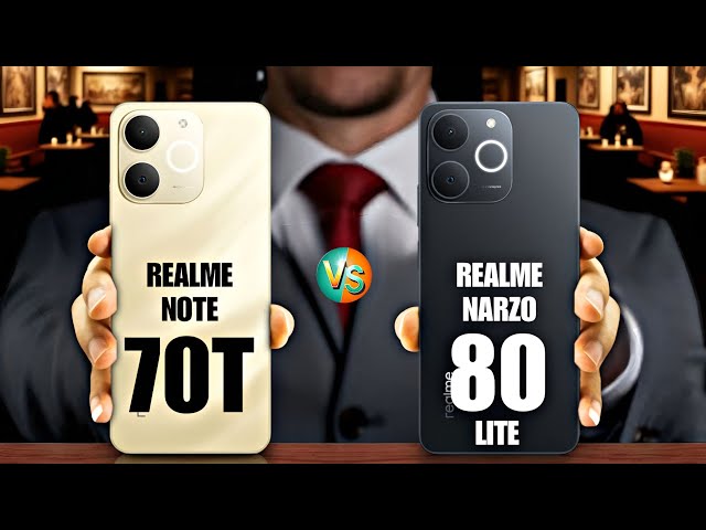 Realme Note 70T Vs Realme Narzo 80 Lite 4G, Adu Spek 2 HP yang Sama-sama Menarik