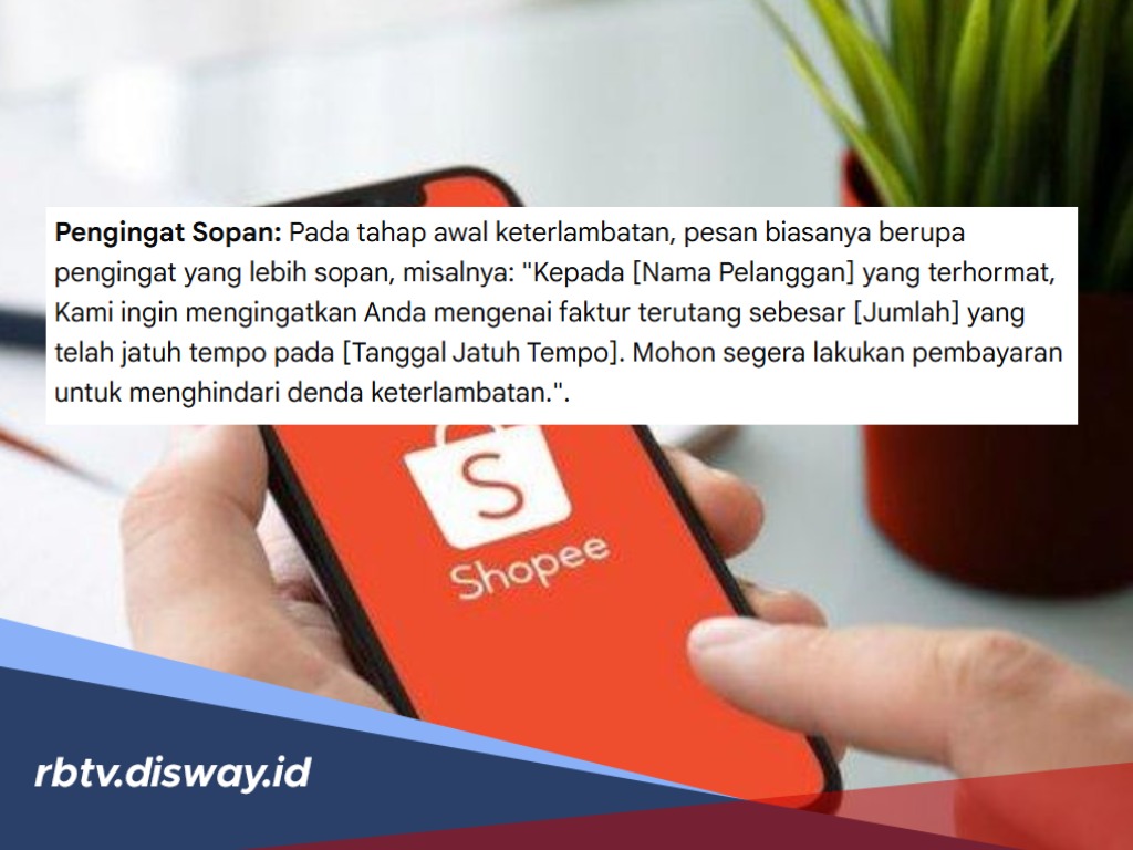 Ciri-ciri DC Lapangan Shopee, Begini Bunyi Pesan Penagihan yang Dikirimkan ke Debitur