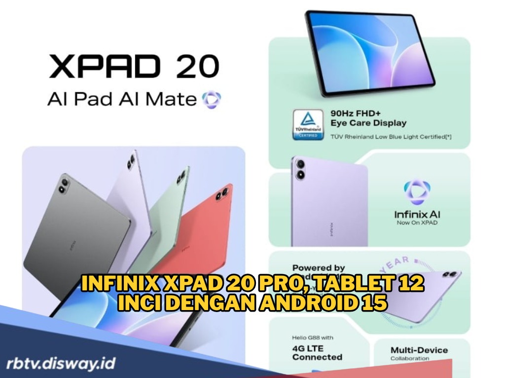 Infinix Xpad 20 Pro Siap Gebrak Pasar Tablet, Spesifikasi dan Harga Promonya Menggoda       