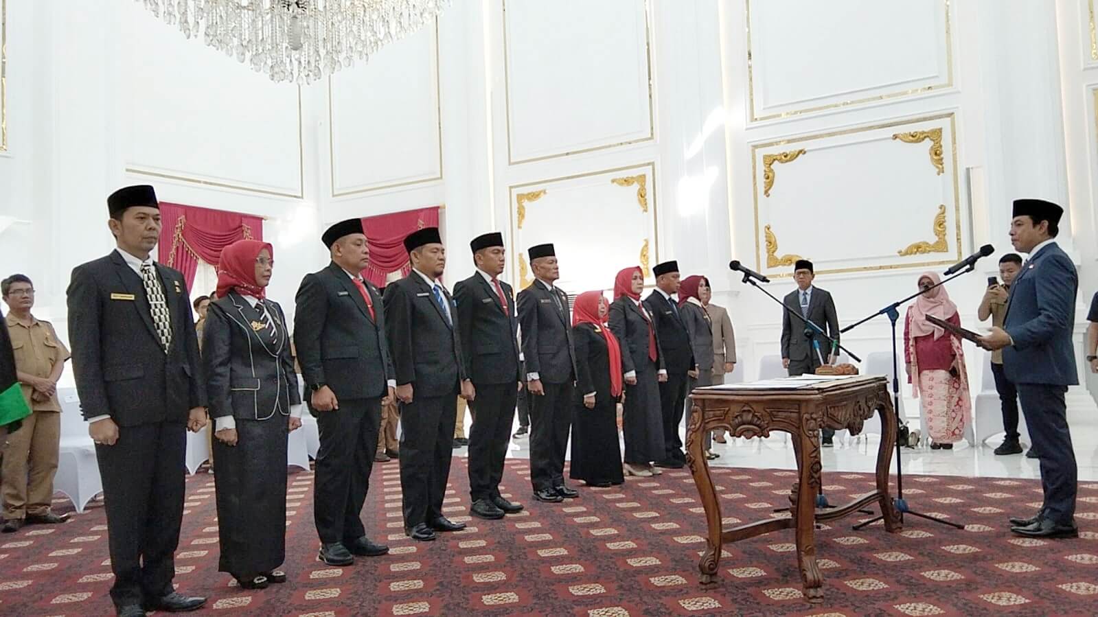 Daftar Nama 10 Kepala Dinas Pemkot yang Dimutasi dan Dilantik Wali Kota Bengkulu