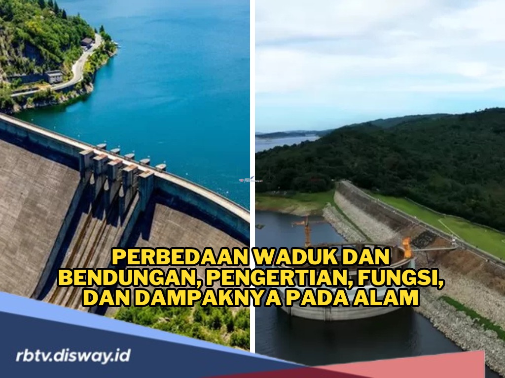 Banyak yang Keliru, Ini Perbedaan Waduk dan Bendungan, Pahami Dampaknya 