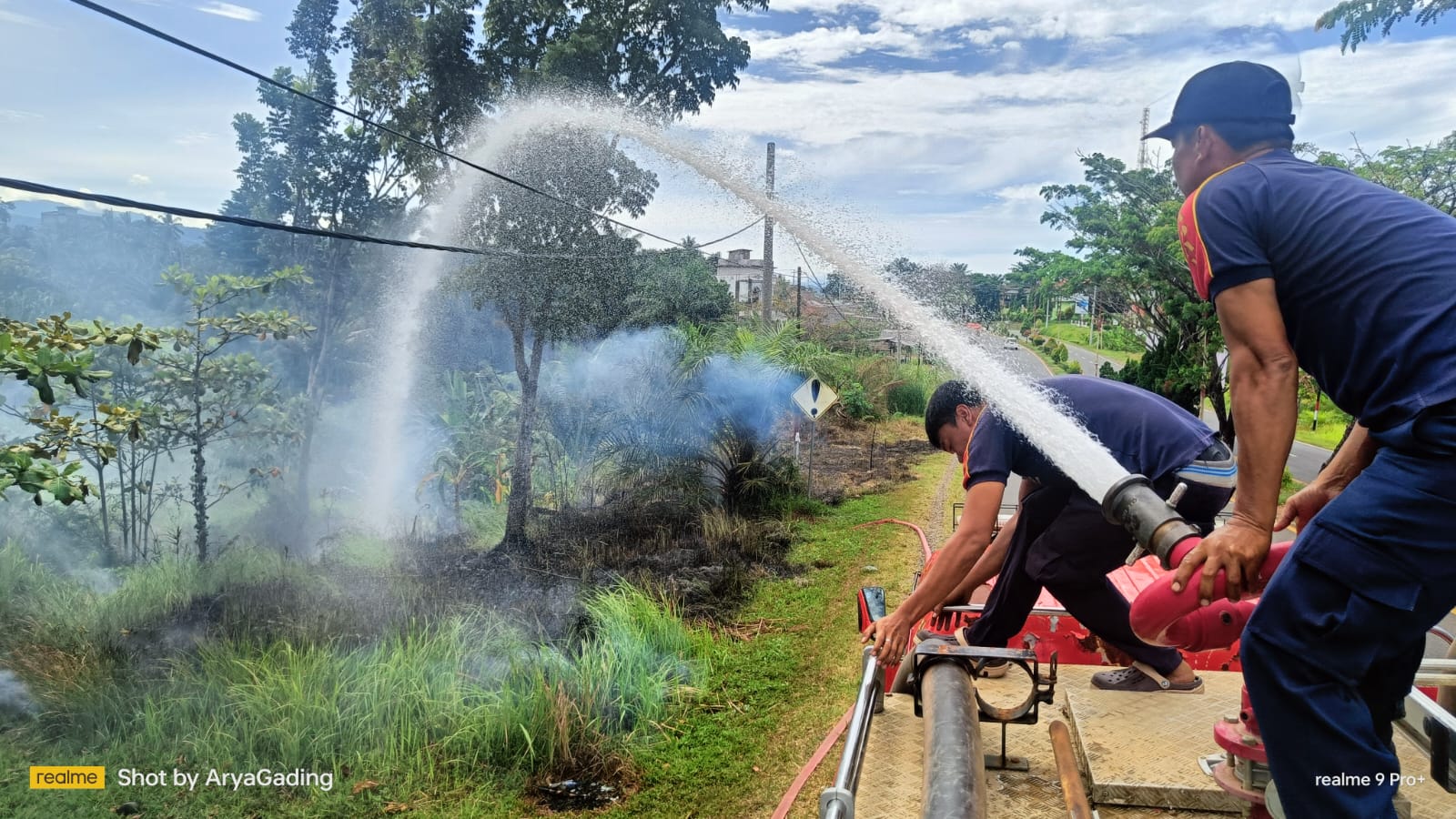 Waspada Cuaca Ekstrem, Lahan MAN Model Seluma Terbakar