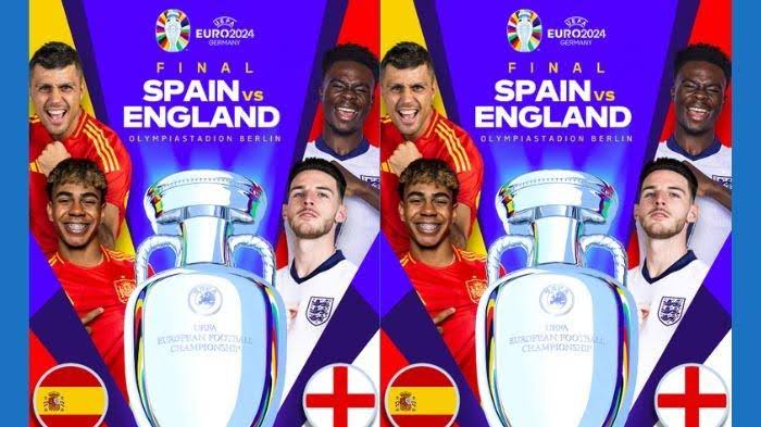 Jadwal dan Link Streaming Final Euro 2024, Duel Spanyol Vs Inggris Bakal Banyak Kejutan