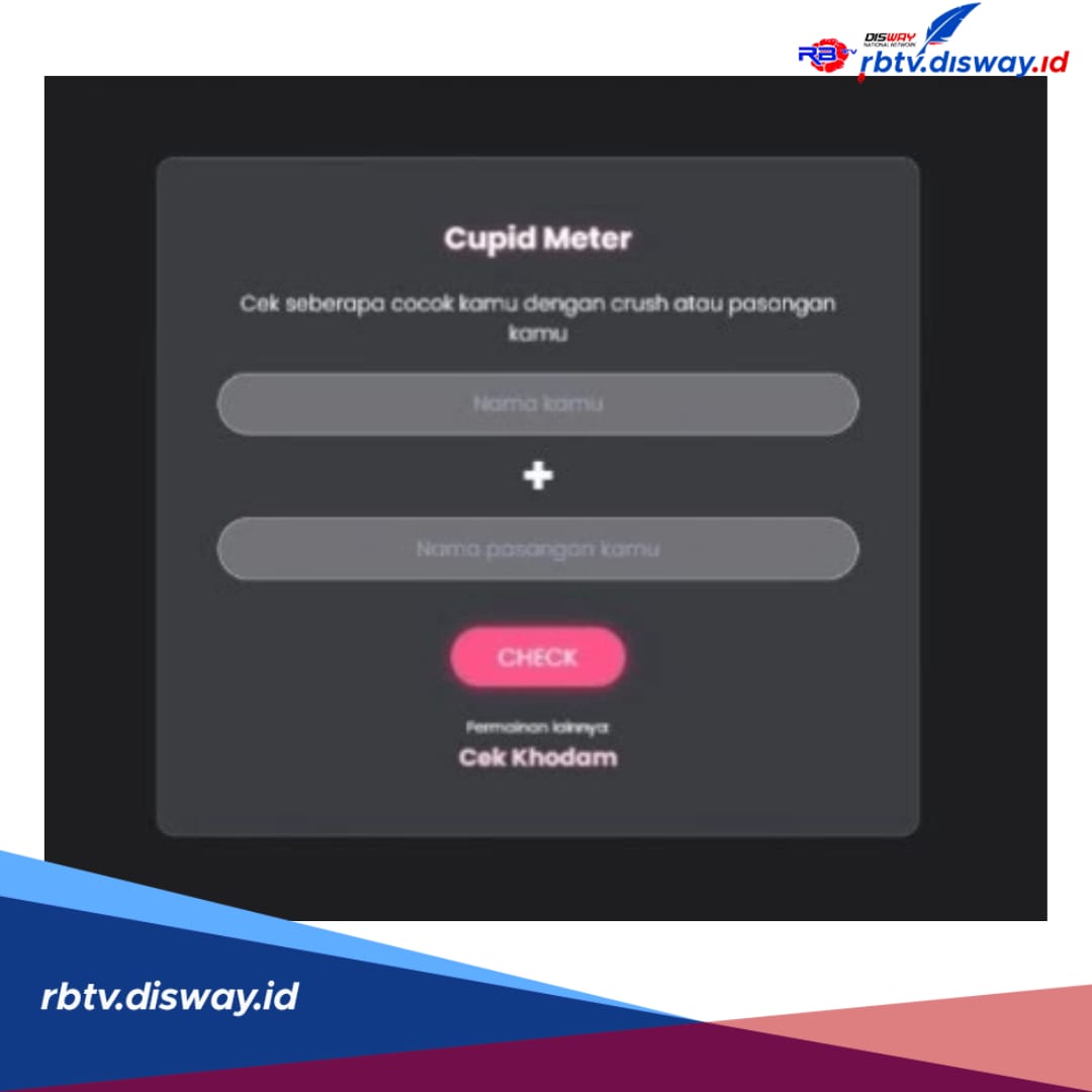 Viral! Aplikasi Cupid Meter untuk Cek Khodam Online, Ini Link dan Cara Mainnya