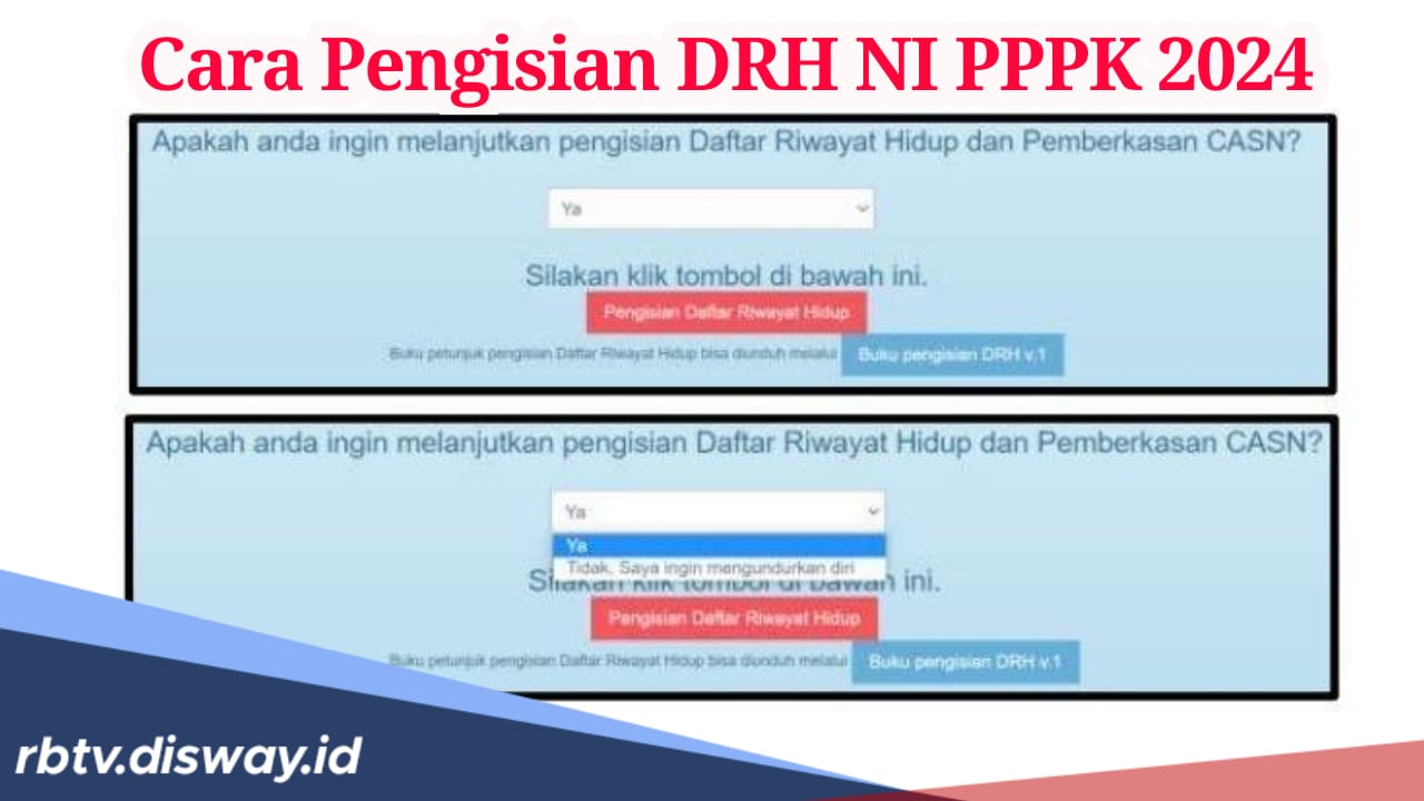 Peserta PPPK yang Lulus Seleksi, Begini Cara Pengisian DRH NI PPPK 2024