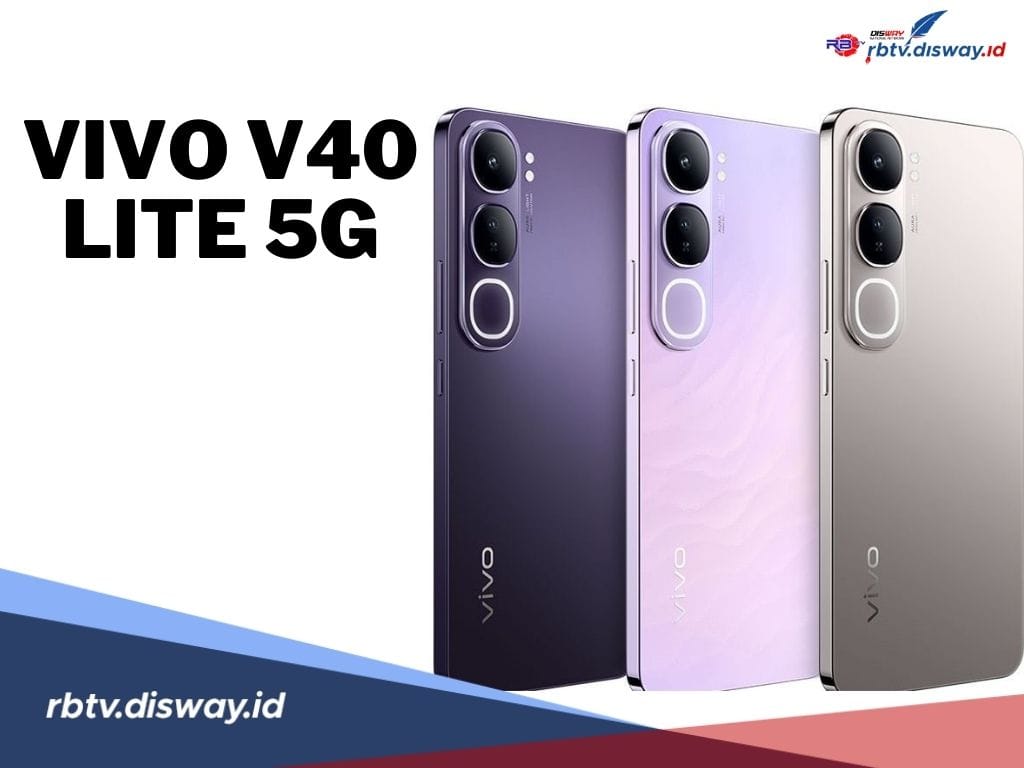 Vivo V40 Lite 5G Hadir dengan Performa Tangguh, Segini Harganya 