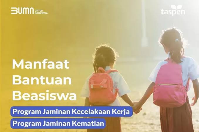 Urus Mulai Sekarang, Ada Beasiswa Sekolah Gratis Mulai SD sampai Kuliah dari PT. Taspen Untuk Anak PNS Tahun 2