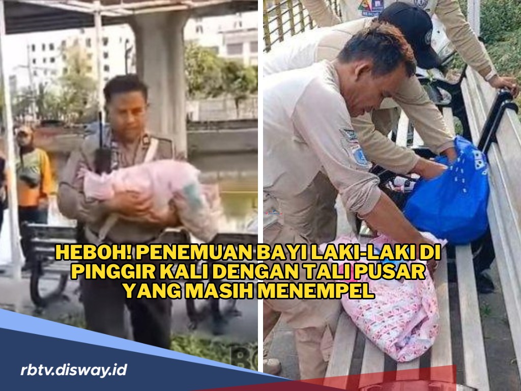 Personel Ditlantas Gerak Cepat Evakuasi Bayi ke RSUD,  Kondisi Tali Pusar Masih Menempel