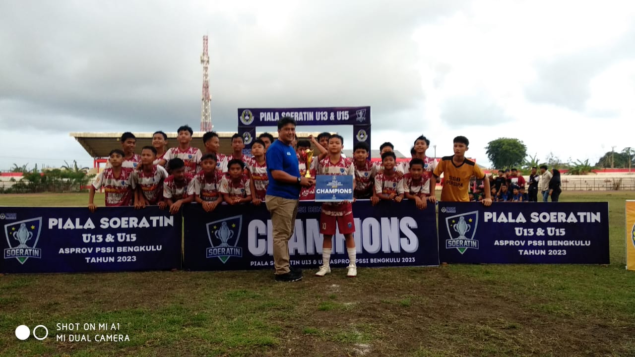 Juara Piala Soeratin Asprov Bengkulu Akan Ikuti Pertandingan di Jawa Timur