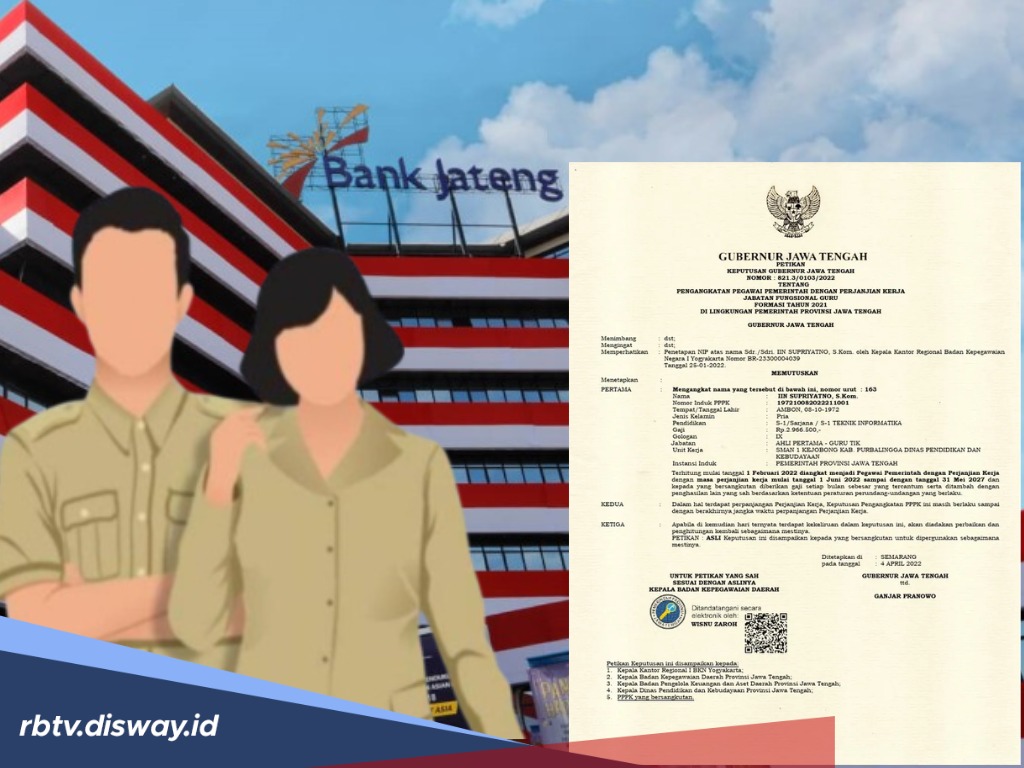 Pinjaman Gadai SK PPPK di Bank Jateng Bisa Cair Rp 1 Miliar? Begini Prosesnya