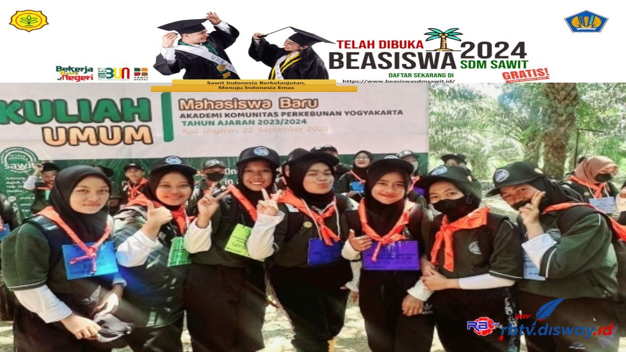 Beasiswa SDM Petani Sawit 2024 di Buka Gratis untuk 3.000 Awardee, Inilah Fasilitas yang akan Didapat