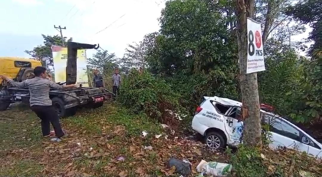 Kecelakaan Tunggal, Begini Kronologis Kecelakaan Maut Ambulans di Bengkulu Tengah