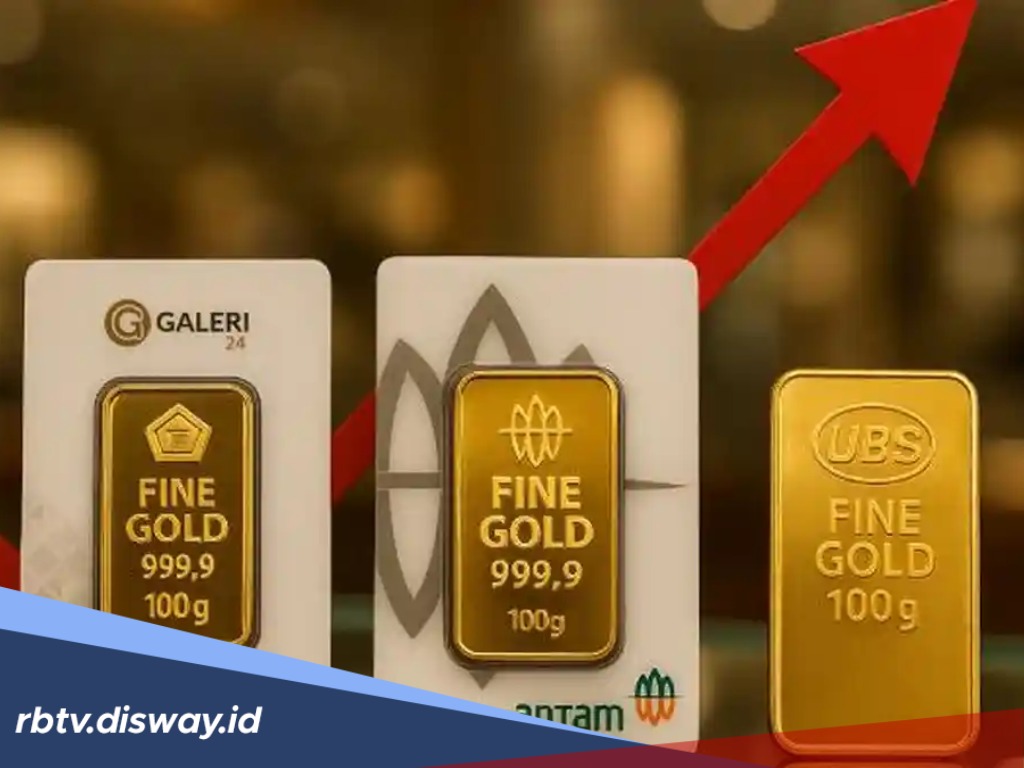 Update Harga Emas Hari Ini: Antam Naik Tipis, Galeri24 dan UBS Stabil